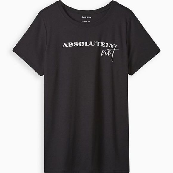 torrid Tops - NWT Absolutely NOT Tee